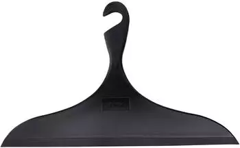 Wenko Badezimmerwischer mit Haken LOANO XXL schwarz 34x21 cm