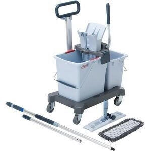 Vileda Doppelfahreimer UltraSpeed Pro Ready-to-Go Set (r-Trio Max) – Vileda Doppelfahreimer UltraSpeed Pro Ready-to-Go Set (r-Trio Max) für effiziente Bodenreinigung