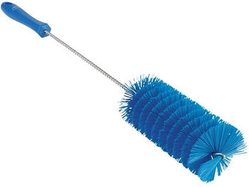 Vikan Rohrbürste medium, mit Stiel, 51 cm, d = 60 mm blau
