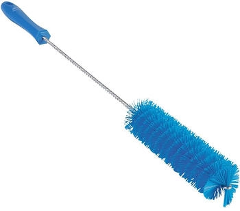 Vikan Rohrbürste hart, mit Stiel, 51 cm, d = 40 mm blau
