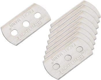 Fackelmann Schaberklingen 60145, 44mm, f&uuml;r Schaber 60140 / 60144 / 60146, 10 St&uuml;ck