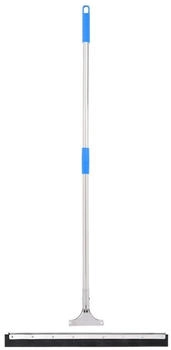 vidaXL Rohrreinigungsspirale Wasserschieber mit Stiel 60,5x119,5 cm Stahl und Gummi