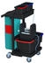 Arcora ECOBLACK 100 Reinigungswagen aus 97% Rezyklat EB100RC , Maße (L x B x H): 75 x 68 x 114 cm