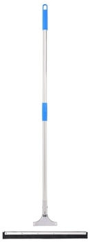 vidaXL Wasserschieber mit Stiel 45,5x119,5 cm Stahl und Gummi
