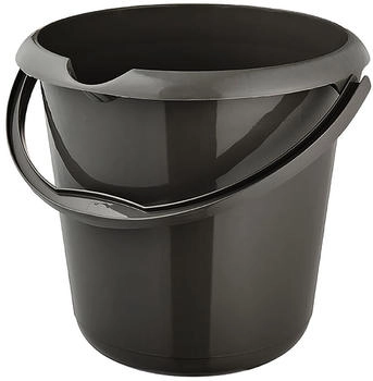 keeeper Putzeimer \"mika eco\" rund 10 Liter graphite