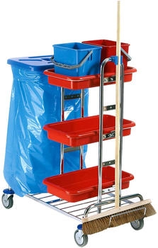 Floorstar SOLID PW 2 2-70 Putzwagen für 2 x 70 l Abfallsäcke 1 Stück