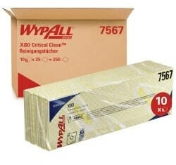 Kimberly-Clark WYPALL* X80 Wischtücher - Interfold 7567 10 Boxen á 25 Stück