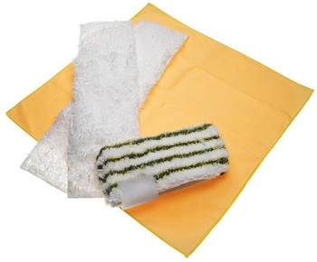 vhbw 4-tlg. Mikrofaser-Tuchset kompatibel mit Kärcher SC 4.100 C, SC 4.100 CB, SC 4 EasyFix, SC 4 EasyFix Iron