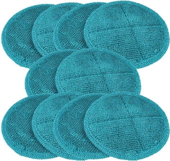 vhbw 10x Wischbezug Ersatz für CleanMaxx 08934 für Wischmopp - Ersatzkopf, Polyester / Polyamid türkis