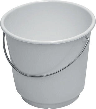 Lockweiler Eimer 20l mit Maßeinteilung, weiß, lebensmittelecht, Polyethylen, Metallbügel