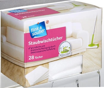 flink & sauber Bodentücher Mikrofaser, 28 Tücher 1 Pack = 28 Tücher