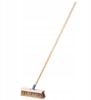 Kadax Straßenbesen, mit Holzstiel, 30 cm