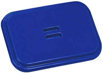 Floorstar Kunststoffdeckel für Halterahmen 70 L blau Praktischer Kunststoffdeckel zum verschließen der Säcke.