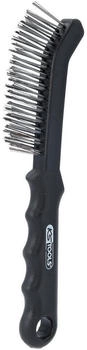 KS Tools Stahldraht-Bremssattel-Drahtbürste 2-reihig, gerade - 201.2335