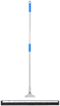 vidaXL Wasserschieber mit Stiel 55x119,5 cm Stahl und Gummi