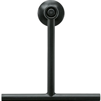 Kleine Wolke Duschabzieher Lindo, Farbe Schwarz, Material: PP, TPE, PVC, Länge 22 x Breite 23 x Höhe 3 cm