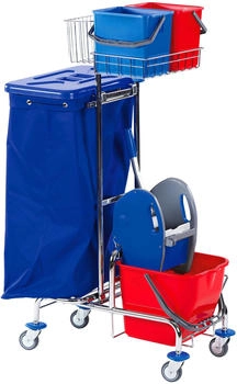 Floorstar SOLID GW 1 2-70 Gerätewagen für 2 x 70 l Abfallsäcke