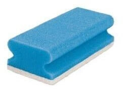 Sito Topfreiniger Vliesschwamm 9,5 x 7 x 4,5 cm blau weiß 9,5 x 7 x 4,5 cm, vielseitig gegen hartnäckigen Schmutz