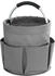 Wenko Universal Reinigungs-Caddy, Faltbarer Organizer für Haus und Garten mit 6 Fächern für Geräte, Werkzeug, Putzutensilien, Ø 28 x 26,5 cm, Anthrazit