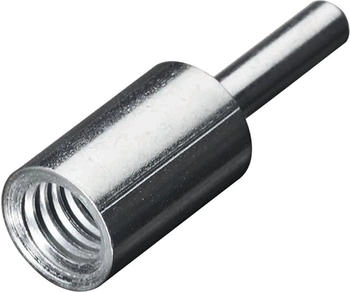 Lessmann Einspannschaft (für Rohrbürsten, mit Drm 6 x 25 mm Schaft, verzinkt Drm 8 x 25 Gew.-Muffe M6) 000072