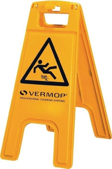 VERMOP Rutschgefahr Warnschild, PP, Gelb, 5