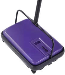 VEVOR Carpet Floor Sweeper Manual 170mm Width Sweeping Paths Purple