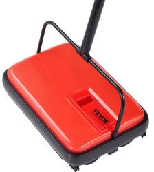 VEVOR Carpet Sweeper Red + Black 44.1 x 9.1 x 6.3 inch / 1120 x 230 x 160 mm