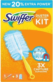 Swiffer Staubmagnet Kit (Griff + 3 T&uuml;cher) Febreze Duft