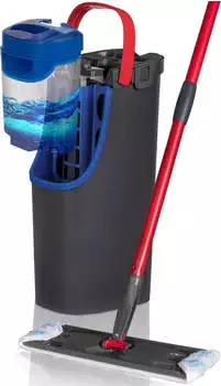 Vileda Bodenwischer H2PRO Flat Mop – Vileda Bodenwischer H2PRO Flat Mop mit abnehmbarem Wassertank