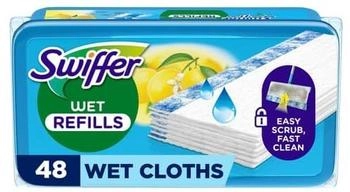 Swiffer Wet Feuchte Bodentücher Mikrofaser Citrus Fresh 48 Stück (8700216718400)