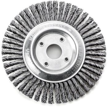 Lessmann Rundbürste Stahldraht 125 x 6 mm gezopft 0,5 mm (473201EZ)