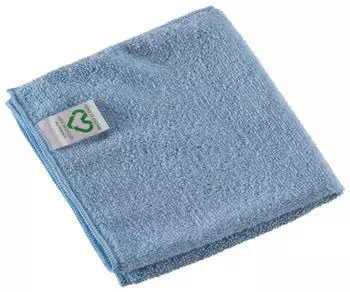 Vileda Professional Reinigungstuch, 100% recycelte Mikrofaser, 5 Stück, Blau
