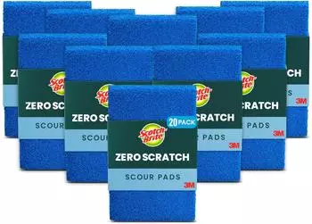 Scotch Brite Kratzerfreies Scheuertuch Blau, 20er-Pack (622-10)