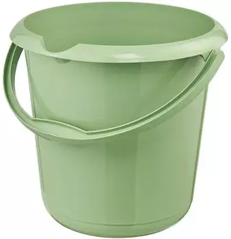 keeeper Eimer 'Mika Eco Line' mit Ausguss Skala und Griff Ø 30 cm 10 l grün