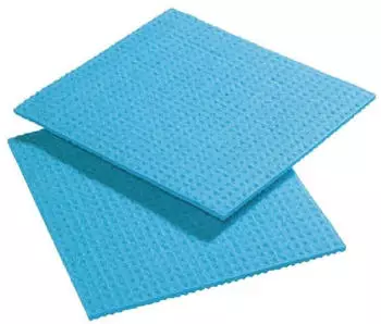 Spontex Spongyl 87, Schwammtuch, Zellulose-Baumwolle, blau 95010087 , 1 Packung = 10 T&uuml;cher