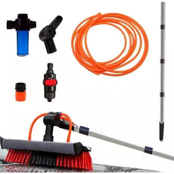 Starlyf Telescopic Hydrocleaner Teleskopb&uuml;rste mit Wasseranschluss & Seifenspender 3,6m (BALAI19PM)