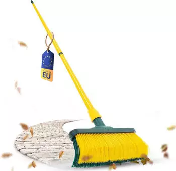 Novaliv Krallenbesen 30cm Holz mit Teleskopstiel (5042-0)