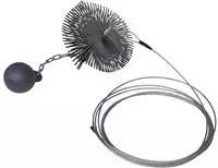 vidaXL Runde Kaminreinigungsb&uuml;rste Durchmesser 15 cm