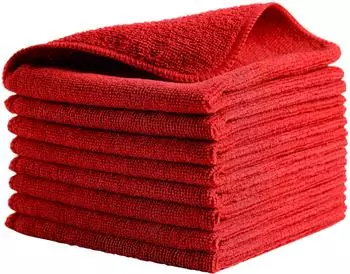 Rubbermaid Mikrofasertuch 30x30cm Rot, 24er-Pack (1820577)
