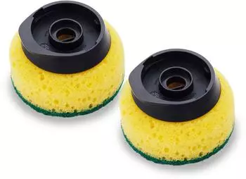 Joseph Joseph Sinktech Ersatzkopf Schwamm 2er-Pack Yellow