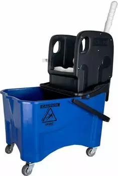 Arcora Kim Plus 30 Einfachfahreimer mit Presse, blau (KLT25BL)