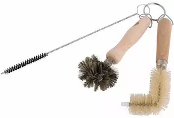 Redecker Reinigungsbürsten-Set Waschbecken, 3-teilig (561003)