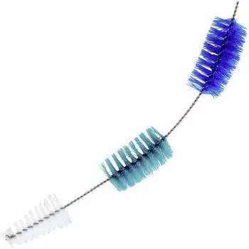 Maximex 3-Phasen Abflussreiniger Reinigungsb&uuml;rste Edelstahl (5617020500)