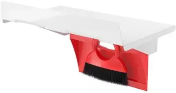 Hailo Universalablage Besenschrank mit Kehrset 40cm, wei&szlig;/rot (3271151)