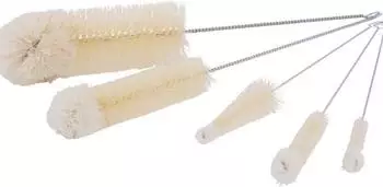 Redecker Reinigungsb&uuml;rsten-Set aus Schurwolle, 5-tlg. (523456)