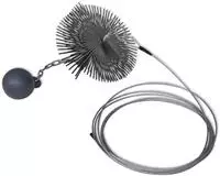 vidaXL Runde Kaminreinigungsb&uuml;rste Durchmesser 25 cm