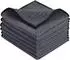LuxusKollektion Mikrofaser Reinigungstücher 30x30cm, grau, 6er Set