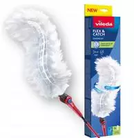 Vileda Staubbesen Flex&Catch mit langem Stiel, 1 Nachf&uuml;llpackung enthalten,