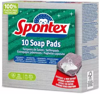 Spontex Soap Filled Pads - 10 Pack