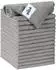 LuxusKollektion Mikrofaser Reinigungstücher, grau, 30x30cm, 15er-Set